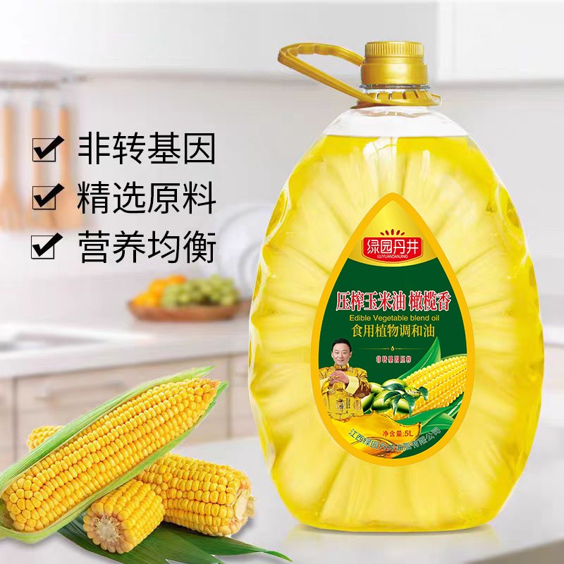 KY开元 压榨玉米油橄榄香食用植物调和油 5L
