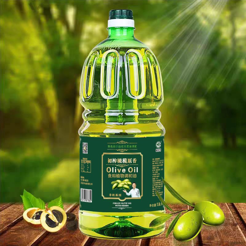 KY开元 初榨橄榄原香食用植物调和油 1.8L